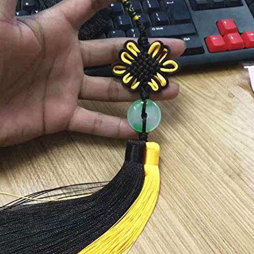 2mm x 100 Yards Quality Rattail Nylon Satin Cord Roll, Kumihimo Rattail, Chinese Knot (Black) - color: Black