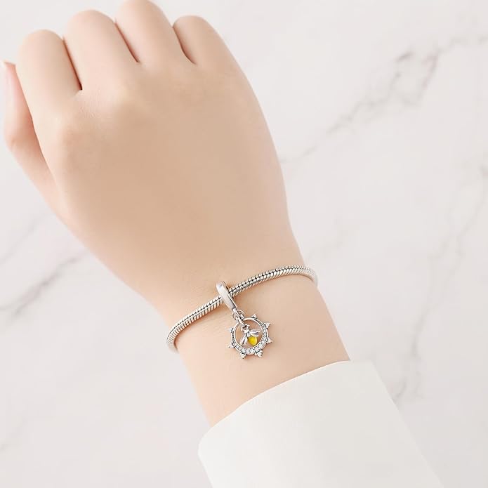 Cute Panda Animal 925 Sterling Silver Charms for Bracelets and Necklace Dangle Pendants Butterfly Elephant Dog Bead Jewelry Present for Women Family Friends