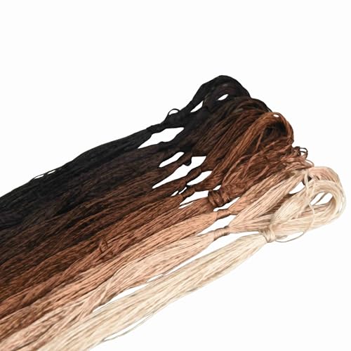 Mulberry Silk Floss Embroidery Thread Floss-Cross Stitch Threads China Silk Woven Jewelry Threads DIY Sewing Kits (06) - color: 06