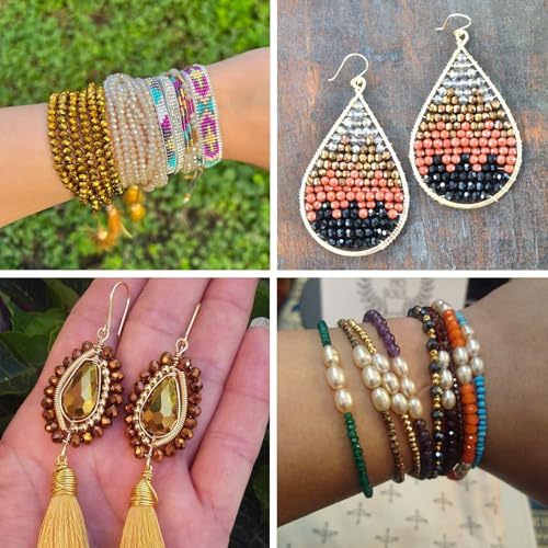 FASHEWELRY 10 Strands 3mm Golden Plated Glass Beads Rondelle Crystal Glass Spacer Beads Faceted Briolette Bead for DIY Necklace Bracelet Jewelry Making Gift - color: Golden Plated, size: 3mm