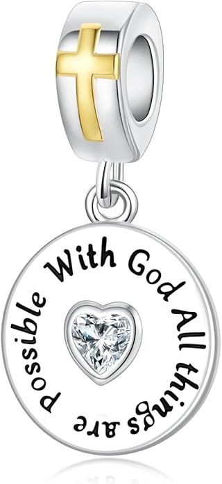 Birthday Fashion Love Heart Dangle Charm 925 Sterling Silver Charms fits Bracelets and Necklace Pendant Bead Charms Jewelry Present for Women Family Friends