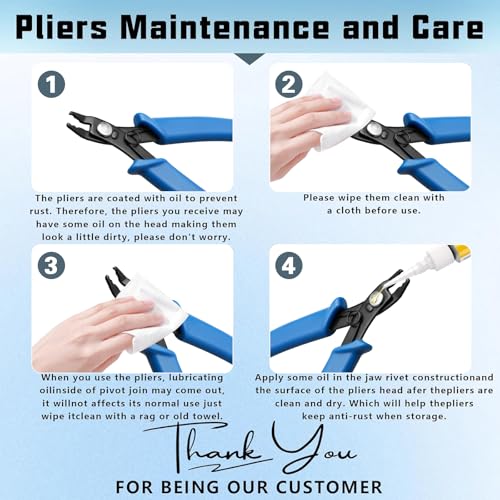 6 PcsJewelry Pliers Set, Include Needle Round Bent Nose Zipper Wire Cutter Looper Jewelry Pliersset, Wire Wrapping Tools for Jewelry Making Repair DIY Arts and Crafting, Jewelers Pliers Set - style: 6pcs-Mixed Color