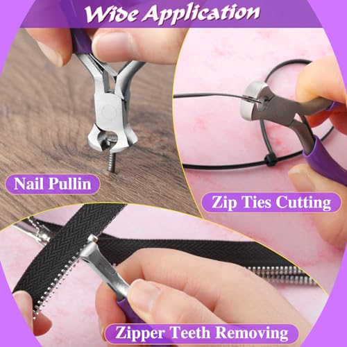SPEEDWOX Mini End Cutting Pliers - 3-Inch End Nipper, Jewelry Wire Cutters and Zipper Pliers - style: End Cutting Pliers