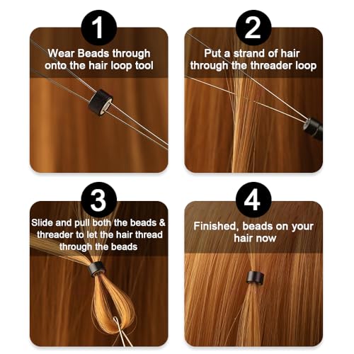 Hair Extension Pliers Kit Microlink Pliers for Extensions Hair Extension Beading Tool Hair Needle Pulling Hook Hair Styling Bead Closer and Remover Pliers - color: 1 Black