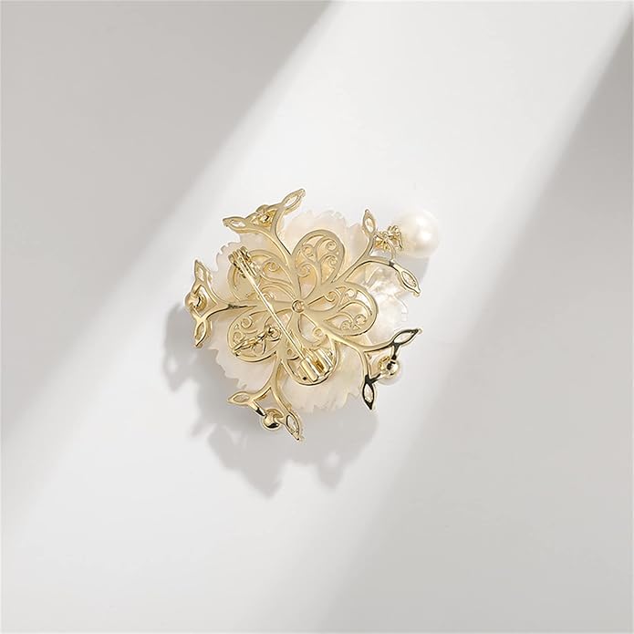 Brooch Pins For Women Fashion, Flower Brooches Jewelry For Women Floral Series Brooches And Pins Designer Lady's Costume