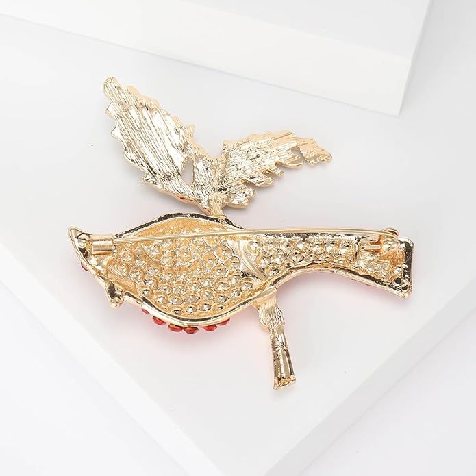 Bird Theme Brooch Pin Cute Bird Animal Brooches Accessories Christmas Birthday Gift for Women