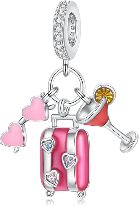Bible Family Mom Wife Love Heart Dangle Charm 925 Sterling Silver Charms fits Bracelets and Necklace Pendant Bead Charms Jewelry Present for Women Family Friends