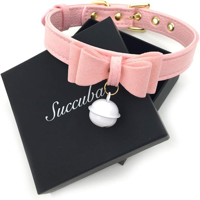 Bell Choker Collar Necklace Lolita Bow Collar Cat Kitty Velvet Necklace