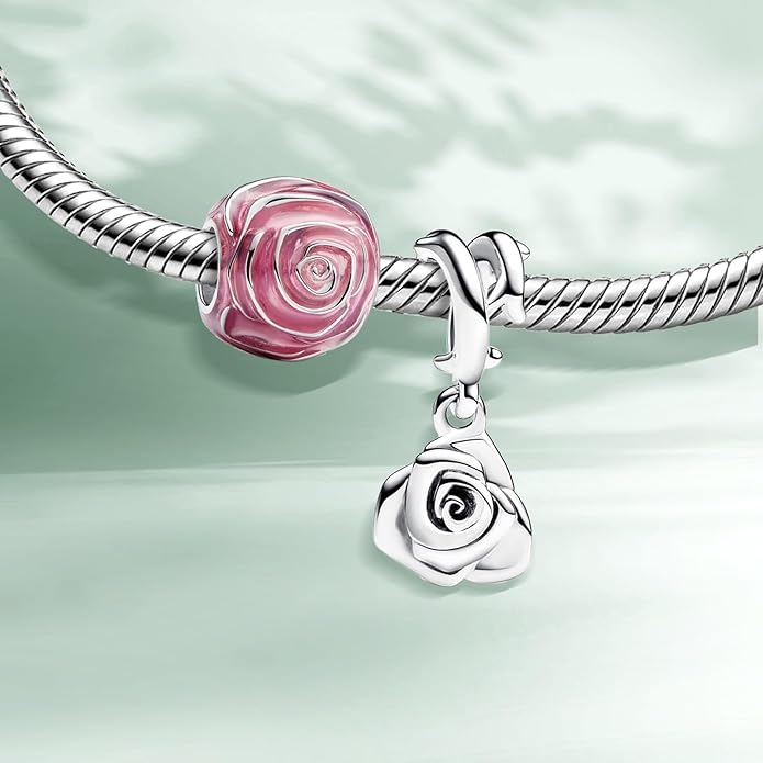 Family Mom Heart Charms 925 Sterling Silver Bead for Bracelets and Necklaces For Women Jewelry Present