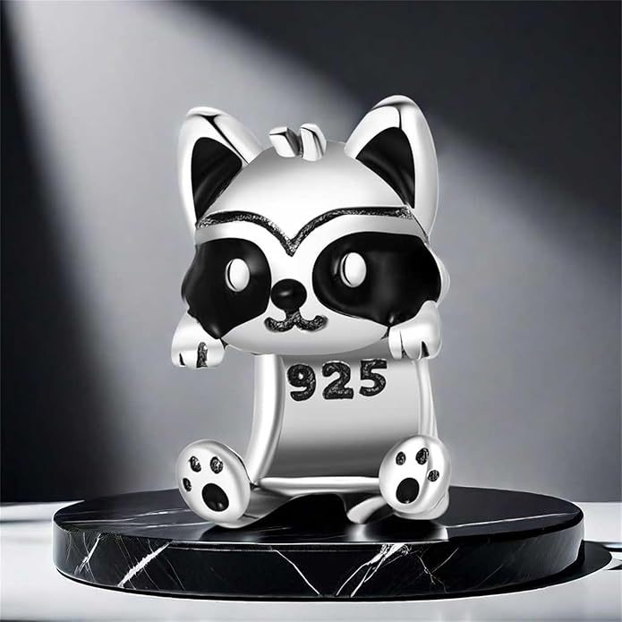 Cute Panda Animal 925 Sterling Silver Charms for Bracelets and Necklace Dangle Pendants Butterfly Elephant Dog Bead Jewelry Present for Women Family Friends
