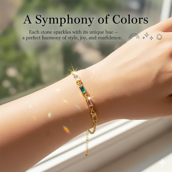 Solza Gold Plated Bracelet for Women – Adjustable Chain Bracelet, Stylish Fashion Jewelry, Non-Tarnish Charm and Rope Design, Elegant Everyday Accessory