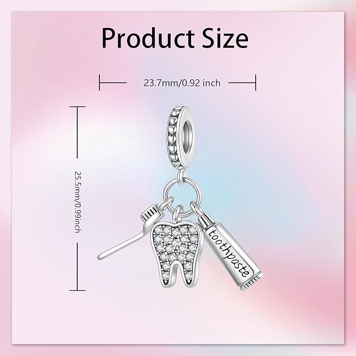 Bible Family Mom Wife Love Heart Dangle Charm 925 Sterling Silver Charms fits Bracelets and Necklace Pendant Bead Charms Jewelry Present for Women Family Friends