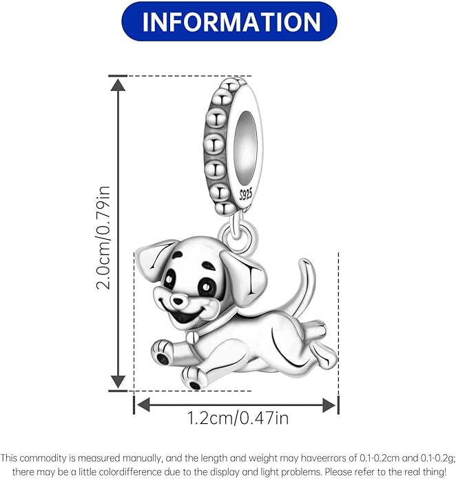 Cute Panda Animal 925 Sterling Silver Charms for Bracelets and Necklace Dangle Pendants Butterfly Elephant Dog Bead Jewelry Present for Women Family Friends