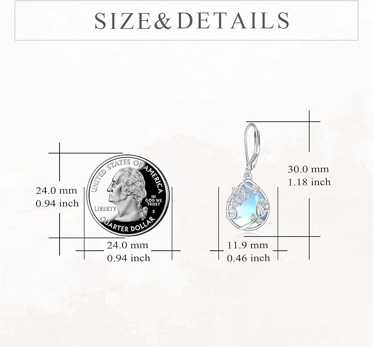 VONALA Flower Earrings for Women 925 Sterling Silver Rose/Lotus/Scottish Thistle/Tulip/Lilac/Mushroom/Pineapple Dangle Drop Earrings Flower Jewelry Gifts for Women Girls Birthday Gifts