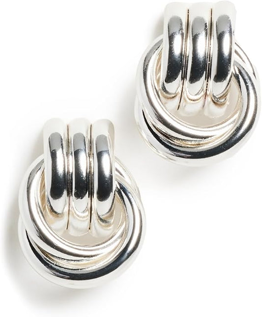 Heaven Mayhem Baby Knot Earrings – Modern Twisted Knot Design – Bold Everyday Jewelry