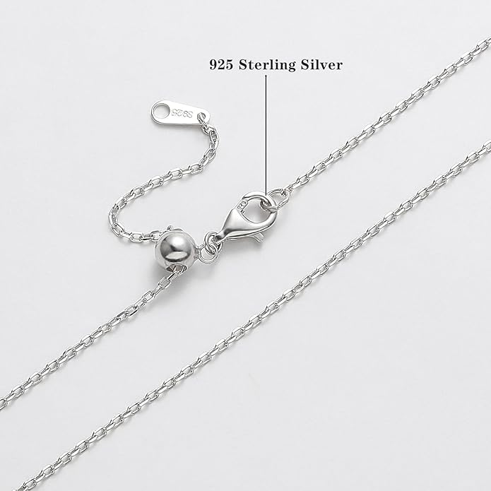 Gifts for Women-Pearl Necklace and Earring Set -925 Sterling Silver Jewelry Set- Birthday Valentines Day Anniversary or Christmas Gifts for Wife
