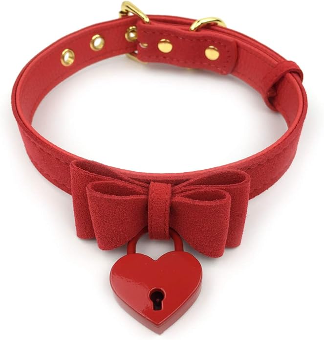 Bell Choker Collar Necklace Lolita Bow Collar Cat Kitty Velvet Necklace