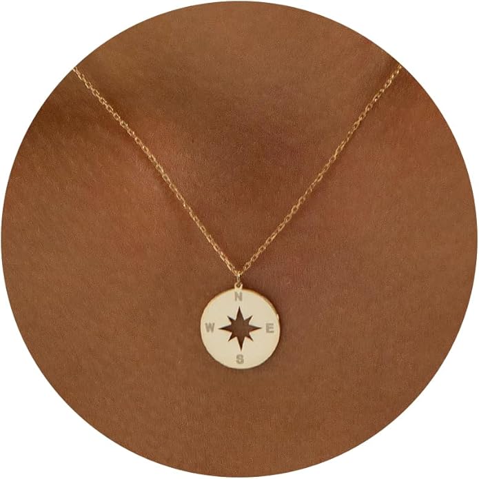 14K Gold Plated Dainty Pendant Butterfly Bead Boot Bee Baseball Flower Compass Airplane Heart Hummingbird Tree Necklace Simple Jewelry Gift for Women