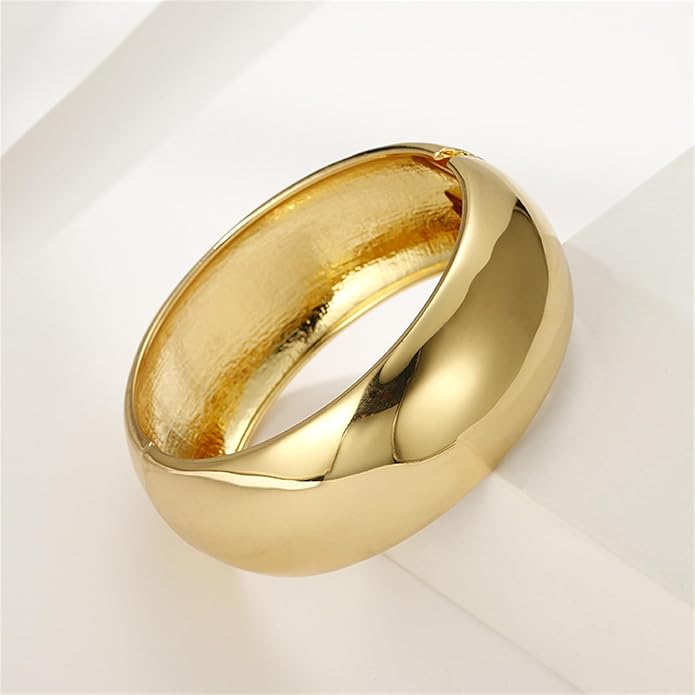 YMBYCM Chunky Bangle Bracelets for Women Trendy Wide Chunky Cuff Bracelets Wrap Bracelet