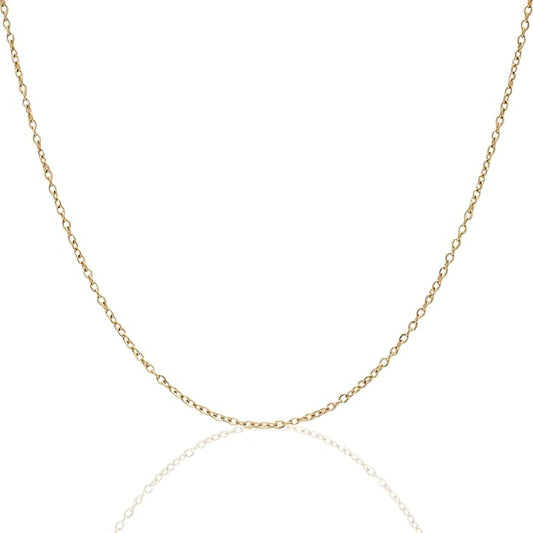 Hey Harper Gold Necklace For Women Trendy Necklace - 14K Golden PVD Coating Waterproof & Sweatproof Non Tarnish Jewelry Chain Necklaces