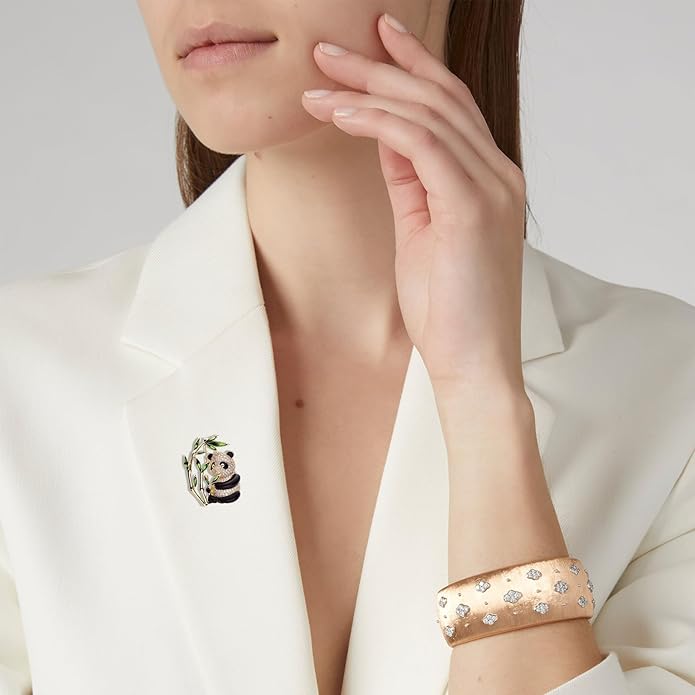 Animal Brooch Insect Bird Brooches Pearl Rhinestone Crystal Brooch 18k Gold-Plated Lapel Pins Jewelry Gifts Birthday Gifts for Women Men