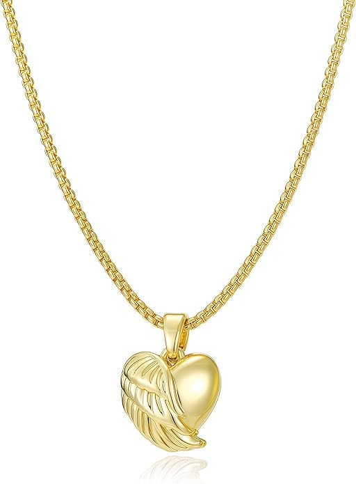 Heart Pendant Necklace for Women, Dainty Cute Pendant Necklaces Women's Trendy Simple Jewelry Gifts for Valentines