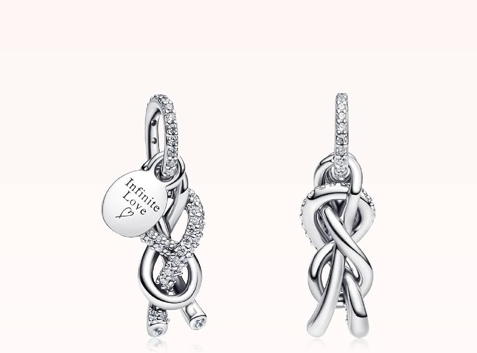 Family Mom Heart Charms 925 Sterling Silver Bead for Bracelets and Necklaces For Women Jewelry Present