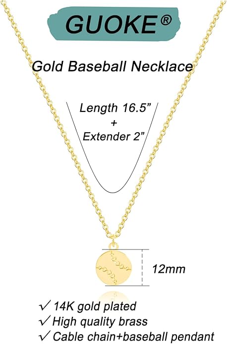 14K Gold Plated Dainty Pendant Butterfly Bead Boot Bee Baseball Flower Compass Airplane Heart Hummingbird Tree Necklace Simple Jewelry Gift for Women