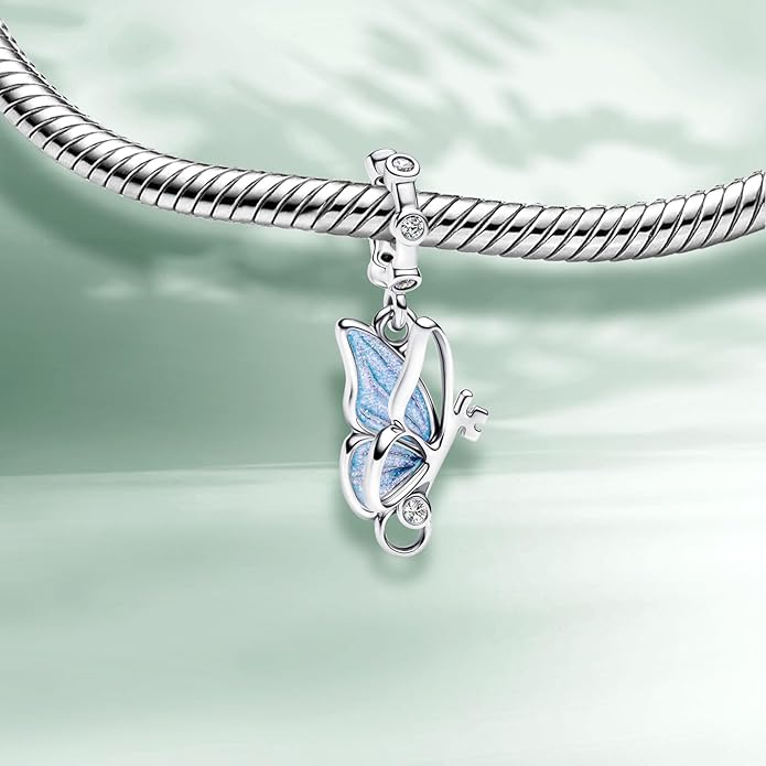 Cute Fashion Heart Charms,S925 Sterling Silver Charm,Bead for Bracelets and Necklaces,For Women Jewelry Present