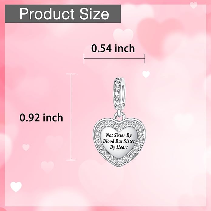 925 Sterling Silver Charms for Bracelets and Necklaces Charms for Women Fashion Jewelry for Women Friend and Mother