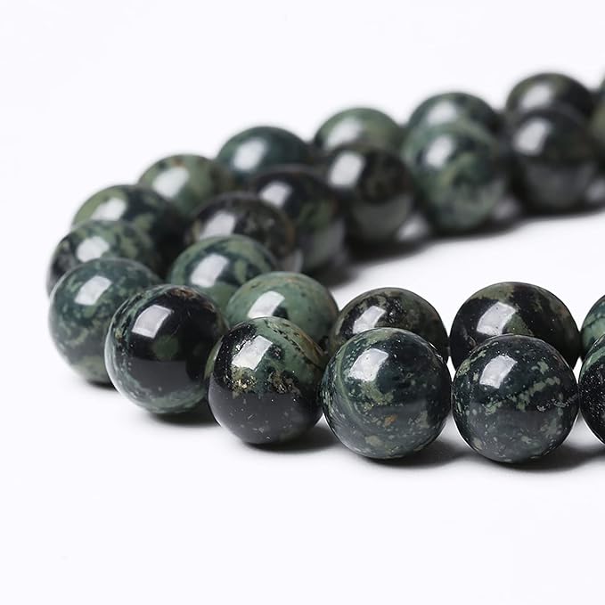 4mm 90pcs Natural Kambaba Jasper Beads Round Loose Energy Healing Stone Beads for Jewelry Making DIY Bracelet 15 Inch (Kambaba Jasper, 4mm)