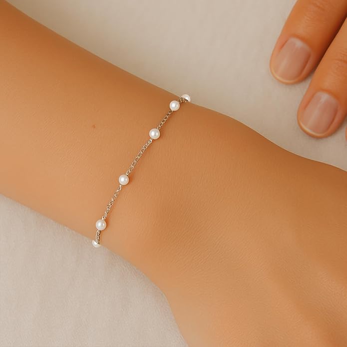 Lariat Gold Necklace for Women Dainty Long Necklace 14k Gold Plated/Silver Y-Shaped Pendant Drop Chain Trendy Layered Pearl/Beaded/CZ Necklaces Simple Gold Jewelry For Women Gift