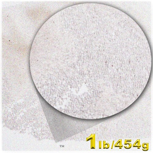 The Crafts Outlet 1lb = 454g Plastic Microbeads Nohole 0.6mm Transparent Clear