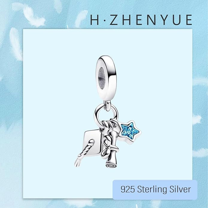925 Sterling Silver Charms Magic Movie Character Dangle Beads for Bracelets and Necklaces Jewelry for Women