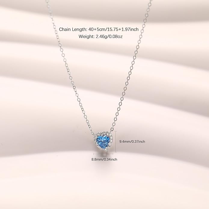 LOVECOM Valentines Gifts S925 Sterling Silver Heart Necklace for Women Dainty 14k Gold Plated CZ Infinity Double Cross Star Pendant Choker Necklaces Trendy Bead Chain Jewelry Gifts for Mom Daughter
