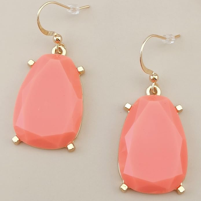 Firstmeet Chunky Bubble Statement Collar Necklace with Earrings for Women
