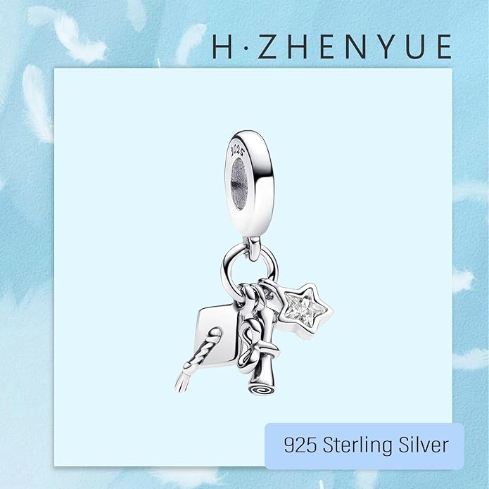 925 Sterling Silver Charms Magic Movie Character Dangle Beads for Bracelets and Necklaces Jewelry for Women