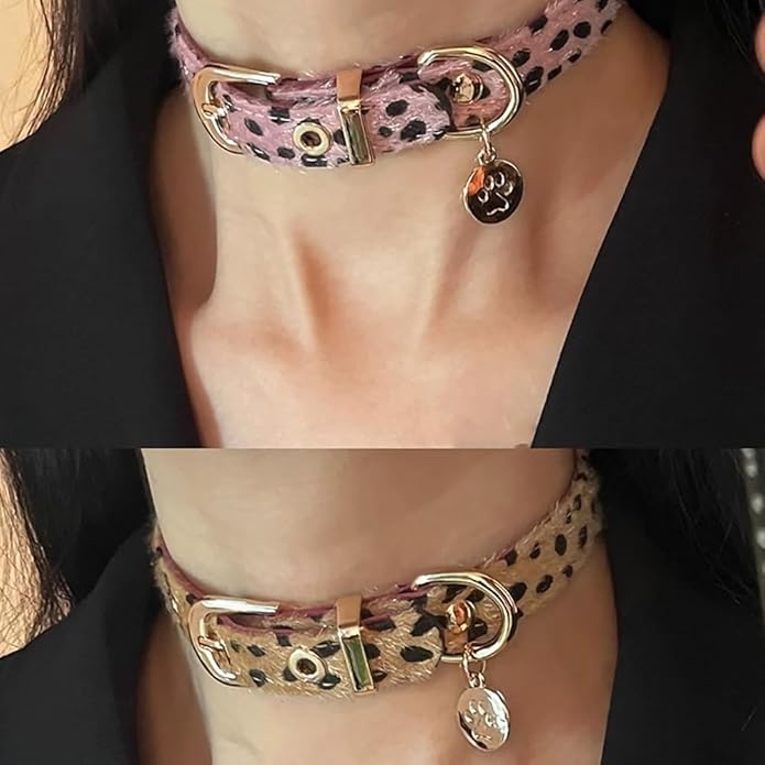 Gothic Heart Pendant Choker Necklace with Chain, Black Leather Collar, Silver Metal Hardware