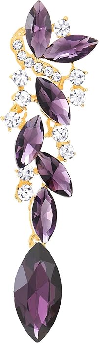 Art Deco Wedding Bridal Party Rhinestone Marquise Cluster Chandelier Long Dangle Statement Earrings
