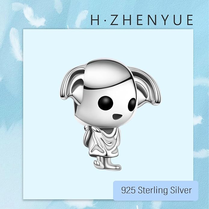 925 Sterling Silver Charms Magic Movie Character Dangle Beads for Bracelets and Necklaces Jewelry for Women