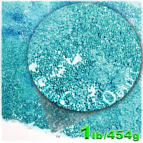 The Crafts Outlet 1lb = 454g Plastic Microbeads Nohole 0.6mm Transparent Clear