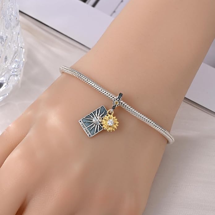 925 sterling silver bracelet necklace pendant, women's jewelry, a charming pendant suitable for matching the original bracelet, perfect for parties, birthdays, and as a jewelry gift