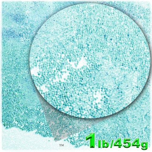 The Crafts Outlet 1lb = 454g Plastic Microbeads Nohole 0.6mm Transparent Clear
