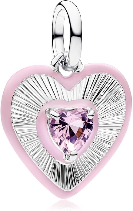 Family Mom Heart Charms 925 Sterling Silver Bead for Bracelets and Necklaces For Women Jewelry Present