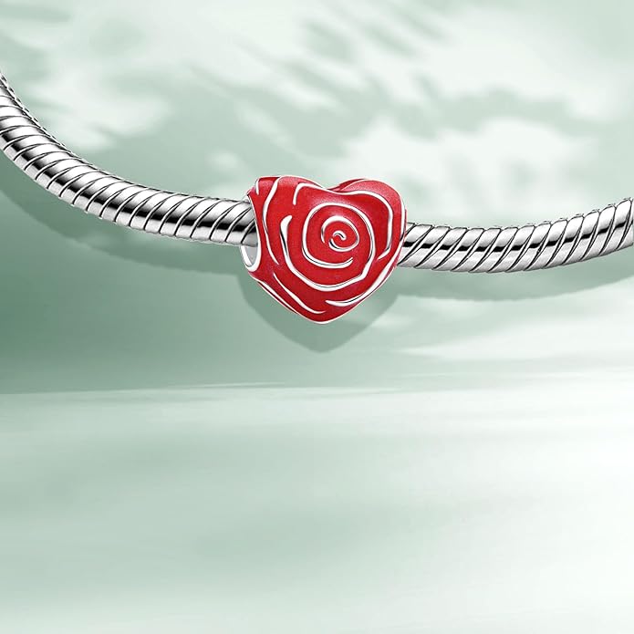 Family Mom Heart Charms 925 Sterling Silver Bead for Bracelets and Necklaces For Women Jewelry Present