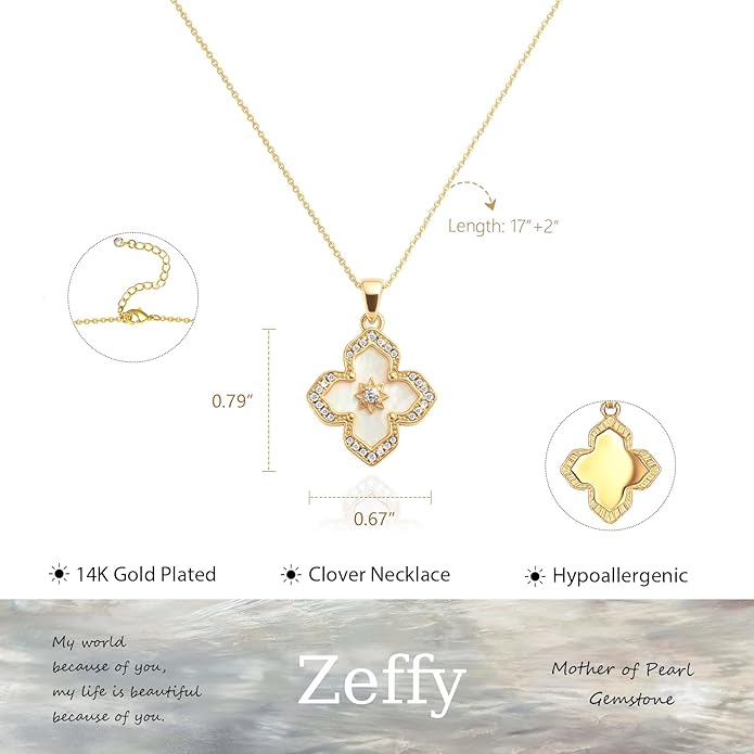 Zeffy Gold Pearl Necklace for Women, Dainty 14K Gold/Silve Plated Layered Pearl Choker Pearl Earrings Pearl Bracelets Wedding Trendy Gold Jewelry Set for Women Gifts