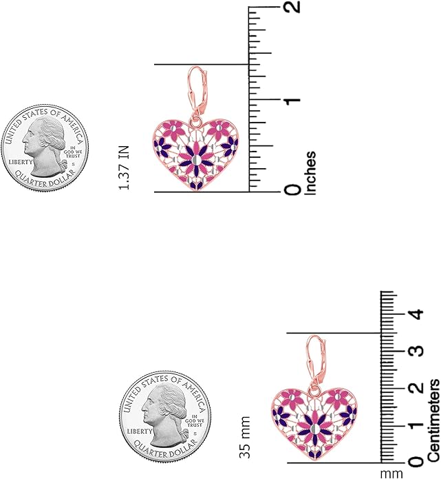 LeCalla 925 Sterling Silver Teardrop Drop Earrings for Womens | Lightweight Italian Minimalist Teardrop Filigree Earrings | Filigree Circle Drop Dangle Earrings for Women Birthday Gift