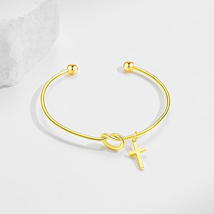 Gold Bracelet Stack for Women 14K Gold Plated Bracelet Stack Silver Jewelry Set Stackable Gold Jewelry Gold Bracelet