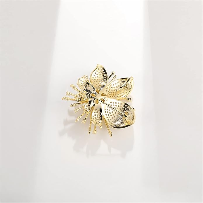 Brooch Pins For Women Fashion, Flower Brooches Jewelry For Women Floral Series Brooches And Pins Designer Lady's Costume