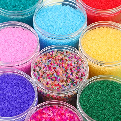 4mm Frosted Glass Seed Beads for Jewelry Making, 1000pcs Tiny Glass Bead Matte Pony Loose Spacer Beads for Beading, Friendship Bracelet, Pendants, Necklaces, DIY Crafting, Fuchsia Purple - color: Fuchsia Purple